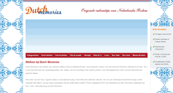 Desktop Screenshot of dutchmemories.com